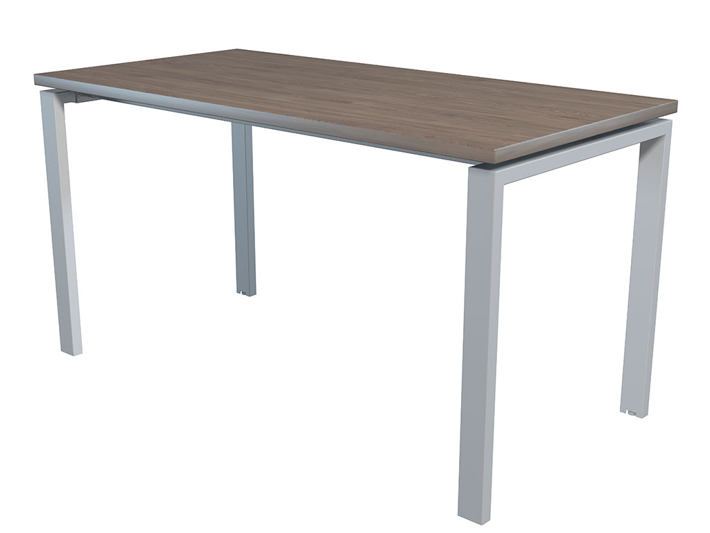 Стол NT 140×70 темный орех/серый